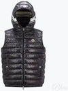 Clai Logo Patch Down Vest Black - MONCLER - BALAAN 2