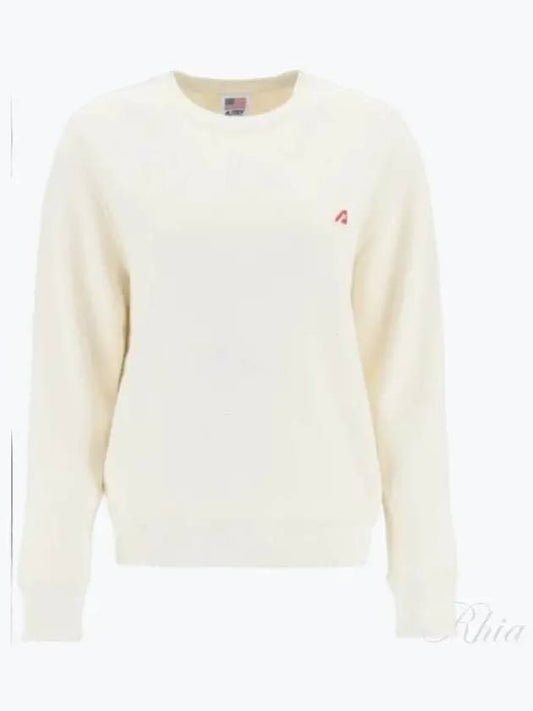 Women's Tennis Academy Sweatshirt Beige - AUTRY - BALAAN 2