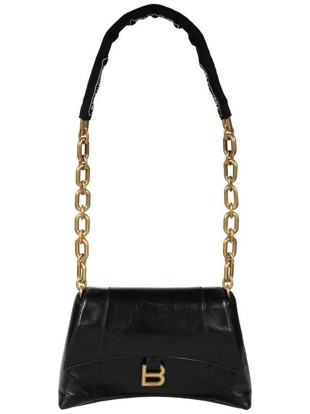 Downtown Small Shoulder Bag With Chain Black - BALENCIAGA - BALAAN 2