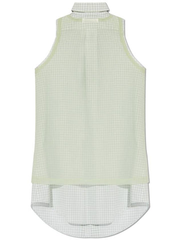 Maison Margiela Sleeveless Top, Women's, Green - MAISON MARGIELA - BALAAN 1