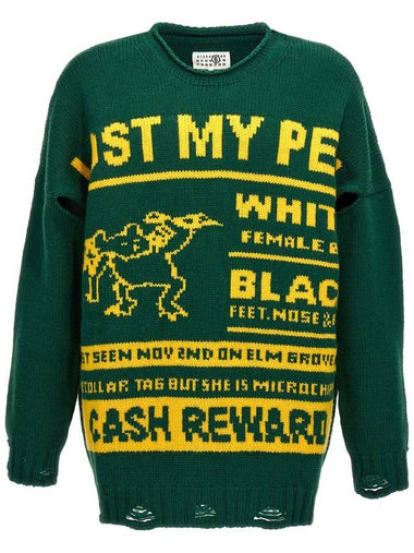 Mm6 Maison Margiela 'Lost My Pet' Sweater - MAISON MARGIELA - BALAAN 1