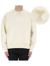 Alexandre Mattiussi Embroidered Logo Sweatshirt Ivory - AMI - BALAAN 2