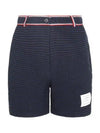 Waste RWB Trim High Shorts Navy - THOM BROWNE - BALAAN 2