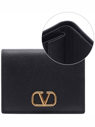 Vlogo Half Wallet Black - VALENTINO - BALAAN 2