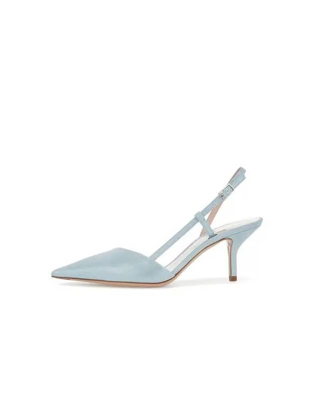 Women s Shining Suede D collet Slingback Light Blue - GIORGIO ARMANI - BALAAN 1