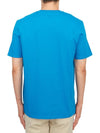 Fox Head Patch Classic Short Sleeve T-Shirt Enamel Blue - MAISON KITSUNE - BALAAN 4