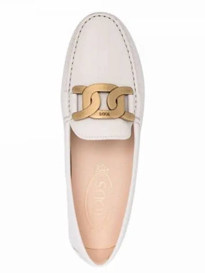 Women's Kate  Gommino Driving Shoes Off White - TOD'S - BALAAN 2