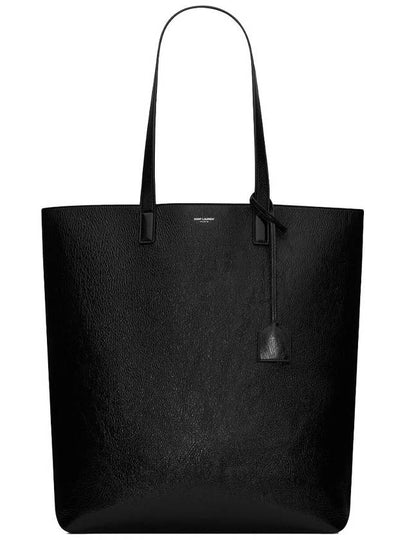 Bold Coated Crinkle Tote Bag Black - SAINT LAURENT - BALAAN 2