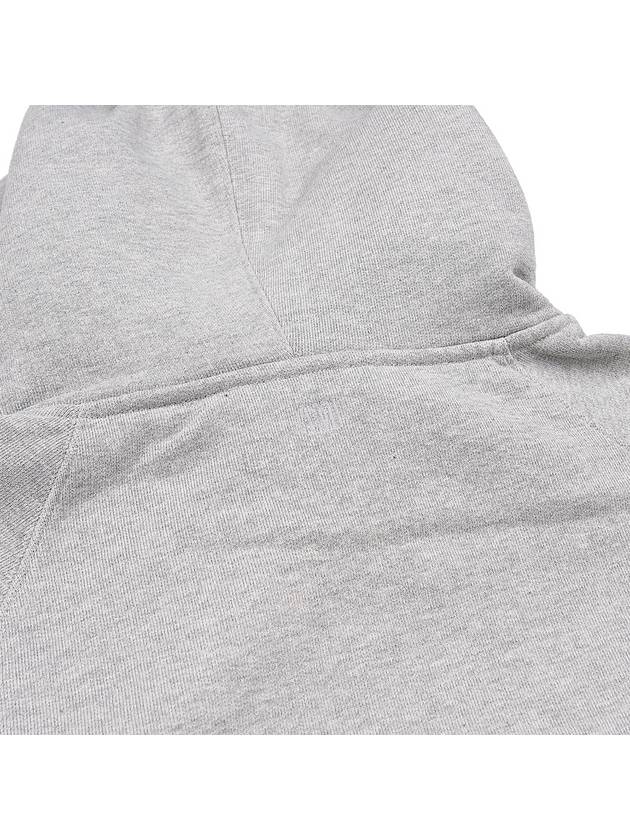 Small Heart Logo Hoodie Heather Ash Grey - AMI - BALAAN 8