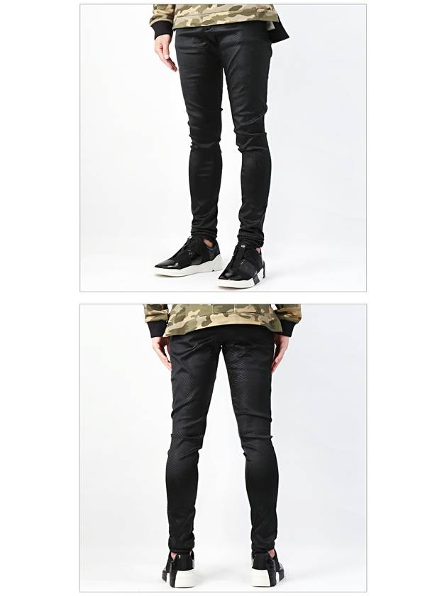 Slim Fit Leggings Black - BALMAIN - BALAAN 4