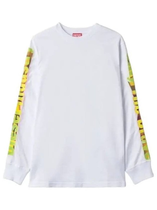 T shirt white long sleeve - DIESEL - BALAAN 1