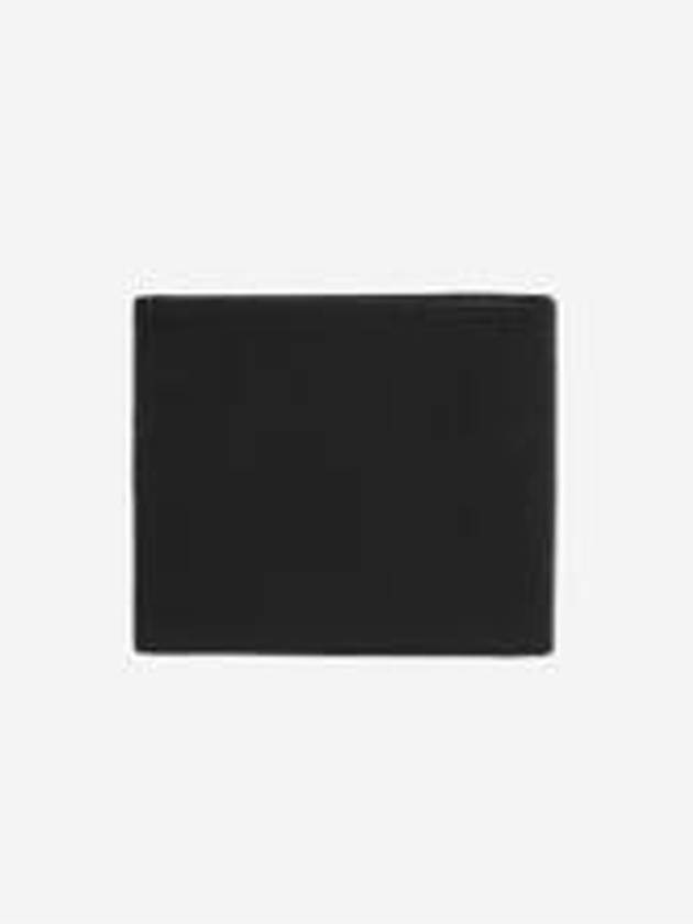 Saffiano Leather Half Wallet Black - PRADA - BALAAN 3