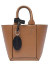 Double Up Leather Tote Bag Brown - TOD'S - BALAAN 2