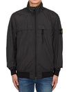 Compass Badge Pleated Windbreaker Grey - STONE ISLAND - BALAAN 2