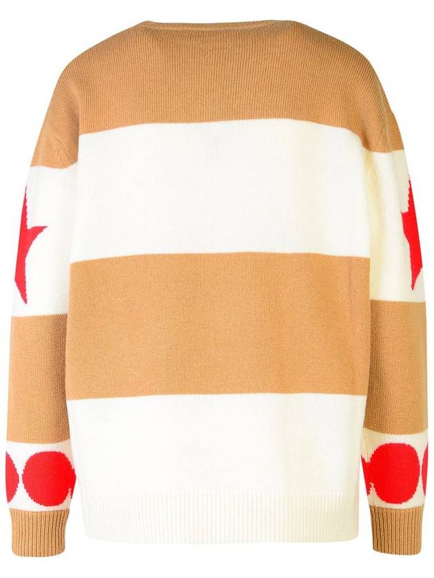 Max Mara 'Dirce' Light Brown Wool Blend Sweater - MAX MARA - BALAAN 3