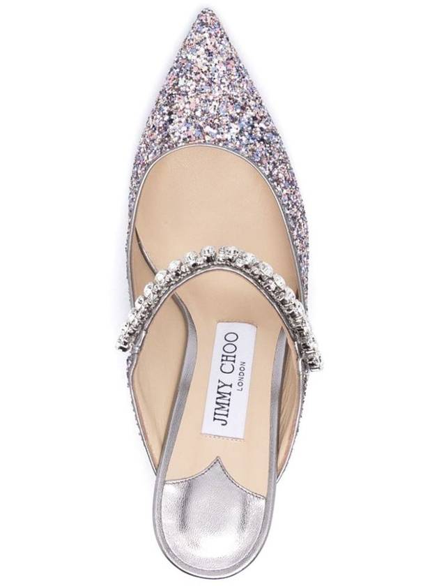 Bing 65 Crystal Strap Glitter Mule Silver - JIMMY CHOO - BALAAN 3