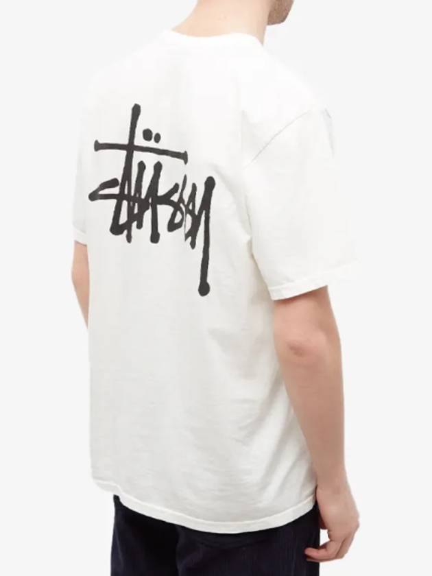 Basic Pigment Dyed TShirt Natural 2023 1904879 - STUSSY - BALAAN 3