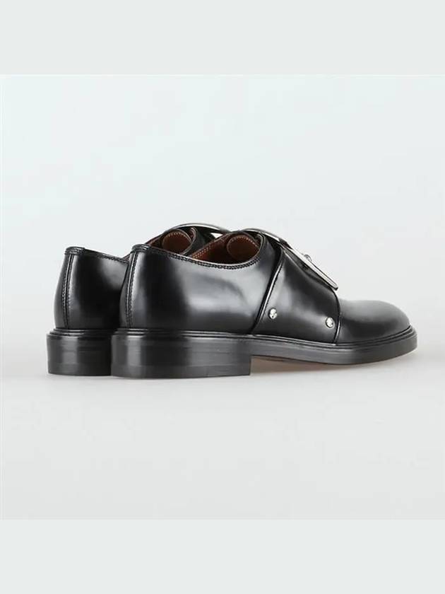 Men's Buckle Detail Derby Black - GIVENCHY - BALAAN.