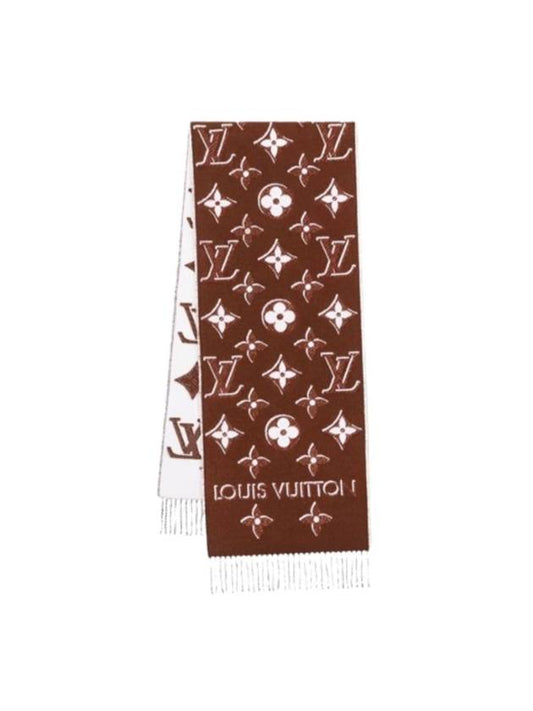 LV Essential Shine Scarf Brown - LOUIS VUITTON - BALAAN 1