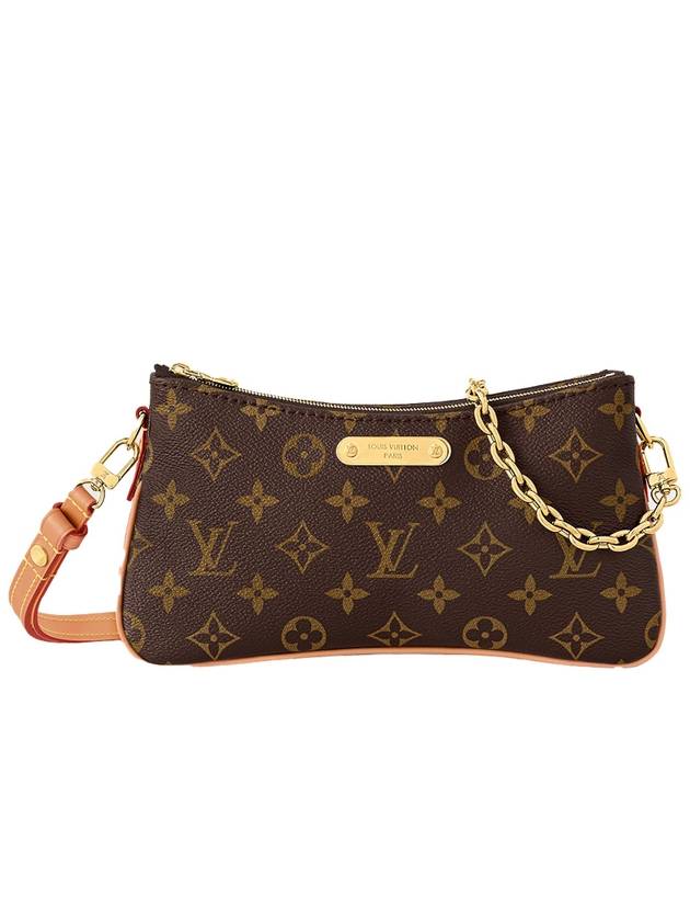 Rib Pochette Monogram Canvas Shoulder Bag Clutch M83008 - LOUIS VUITTON - BALAAN 1