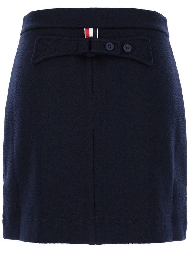 high waist herringbone mini skirt FJK123AJ0160 - THOM BROWNE - BALAAN 3