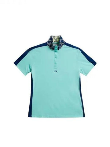 Golf Women s Pip Polo Shirt T Aruba Blue GWJ09010O492 Domestic Product - J.LINDEBERG - BALAAN 1