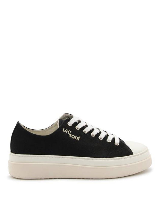 Canvas Low Top Sneakers Black - ISABEL MARANT - BALAAN 1