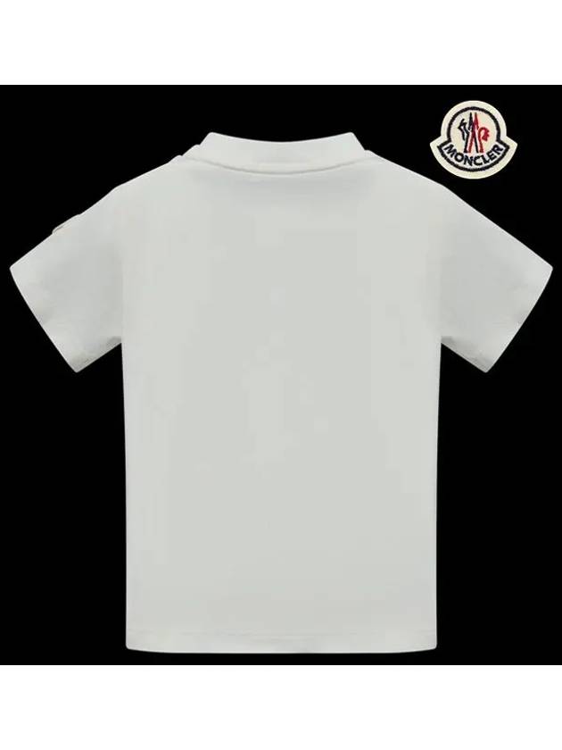 Baby Boys Logo T Shirt White 8C00004 8790N 034 - MONCLER - BALAAN 3