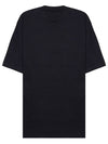Logo Cotton Short-Sleeved T-Shirt Black - BRUNELLO CUCINELLI - BALAAN 3