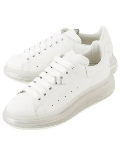 Oversized Clear Sole Low Top Sneakers White - ALEXANDER MCQUEEN - BALAAN 2