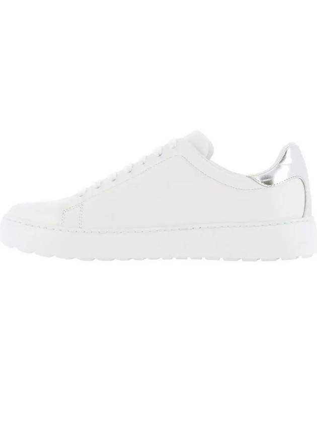 NUMBER Double Gancini Sneakers White 0747634 - SALVATORE FERRAGAMO - BALAAN 3