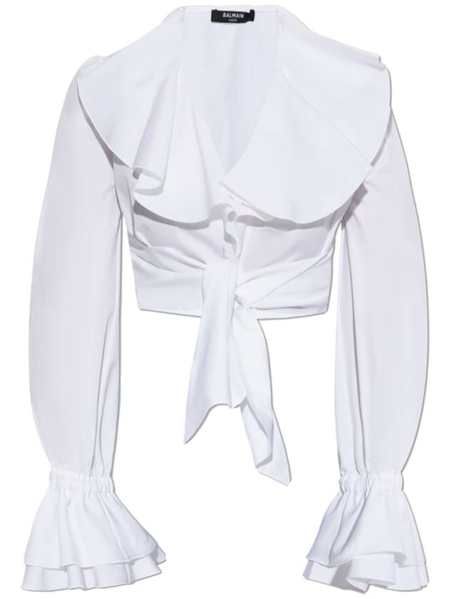 Balmain Short Shirt, Women's, White - BALMAIN - BALAAN 1