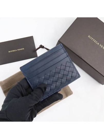 Intrecciato Classic Card Wallet Navy - BOTTEGA VENETA - BALAAN 2