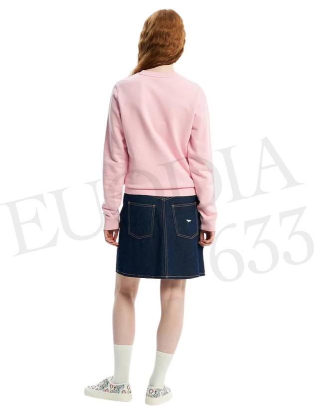 Fox Head Patch Regular Sweatshirt Pink - MAISON KITSUNE - BALAAN 9