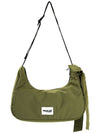 RIBBON CRESCENT CROSS BAG KHAKI - MACNI - BALAAN 1