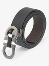 Reversible Gancini Belt Black Hickory - SALVATORE FERRAGAMO - BALAAN 2