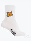 Fox Head Socks White - MAISON KITSUNE - BALAAN 2