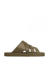 Flintston Intrecciato Matte Rubber Sandals Solid - BOTTEGA VENETA - BALAAN 2