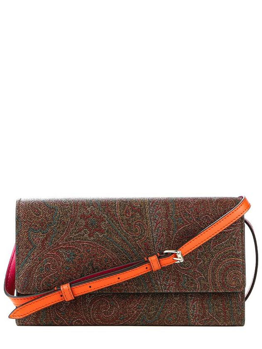 Paisley Strap Long Wallet Brown - ETRO - BALAAN 2