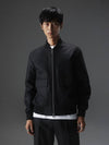 Thom Wool Twill Bomber Jacket Black - J.LINDEBERG - BALAAN 3