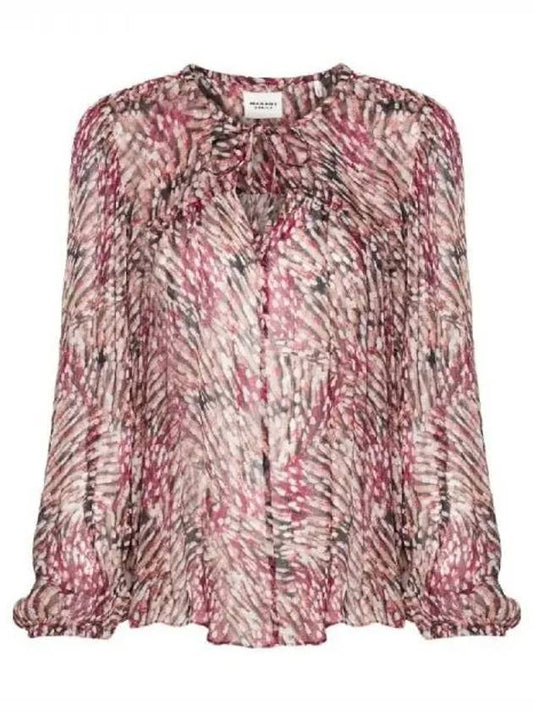 DAYTONEA pattern printed blouse - ISABEL MARANT ETOILE - BALAAN 1