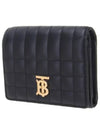 Lola Small Quilted Leather Folding Wallet Black Light Gold - BURBERRY - BALAAN 3