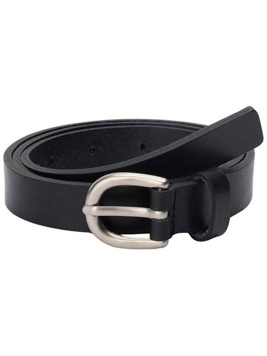 round real leather beltblack - JUN BY JUN K - BALAAN 1