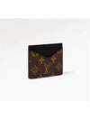 Neo Porte Monogram Card Wallet Black Brown - LOUIS VUITTON - BALAAN 3