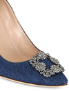 105MM HANGISI SWAROVSKI DENIM PUMPS - MANOLO BLAHNIK - BALAAN 3