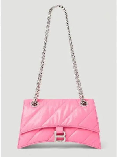 Crush Chain Shoulder Bag Pink - BALENCIAGA - BALAAN 2