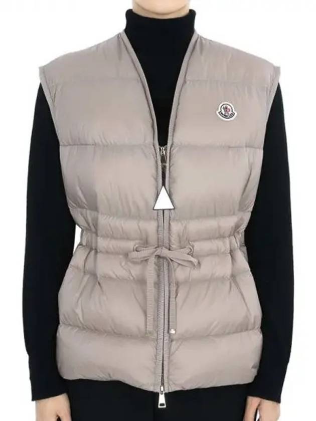 Women s NAI Down Padded String Vest Beige 1A00060 595FE 205 271229 1101550 - MONCLER - BALAAN 1