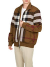 Check Bomber Jacket Brown - BURBERRY - BALAAN 7