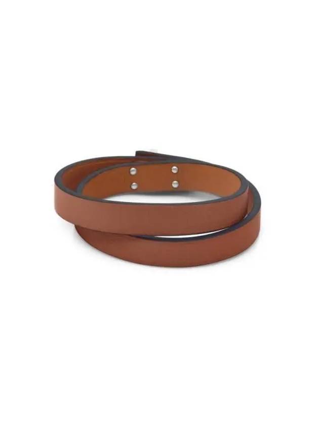 Women's Kelly Double Tour Bracelet Brown - HERMES - BALAAN 4