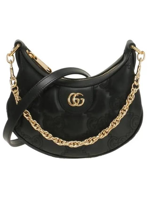 GG Matelasse Leather Mini Shoulder Bag Black - GUCCI - BALAAN 2